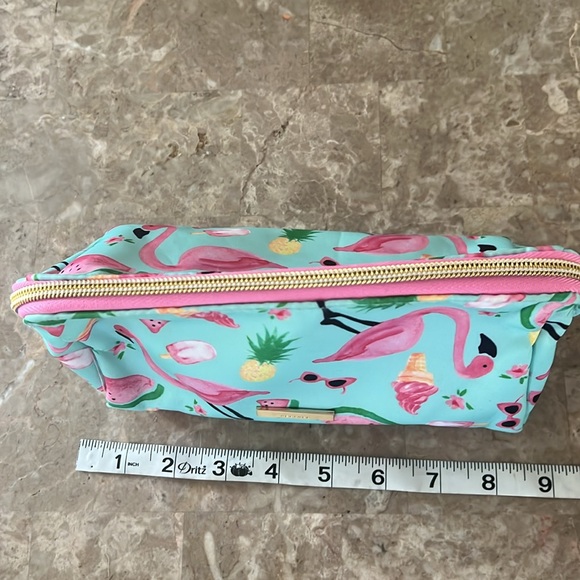 Kestrel Flamingo Print Cosmetic Bag - Picture 3 of 7